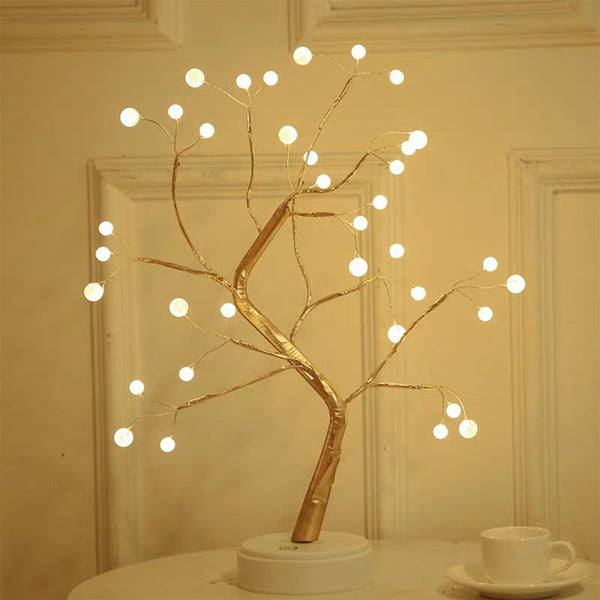 Elegant Pearls LED Tree Lights