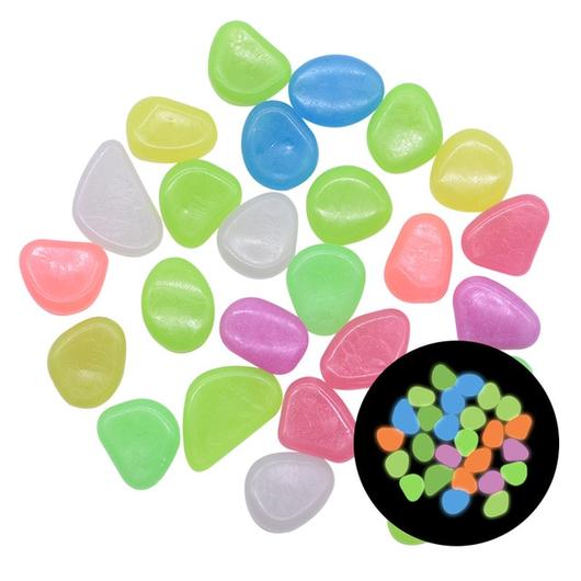 Glow in the Dark Lighting Pebbles (100 pcs set)