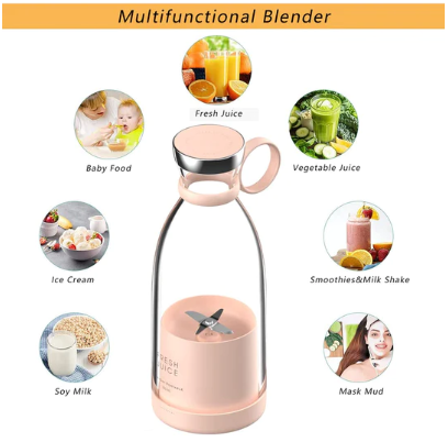 Portable Electric Juicer Bottle (6 Blades)