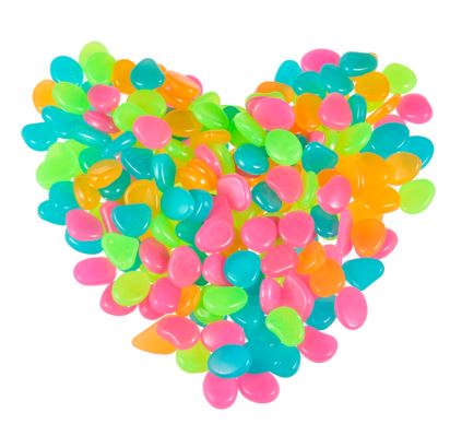 Glow in the Dark Lighting Pebbles (100 pcs set)