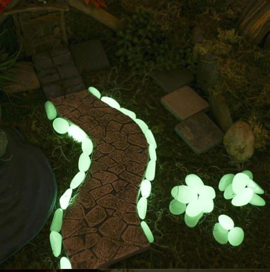 Glow in the Dark Lighting Pebbles (100 pcs set)