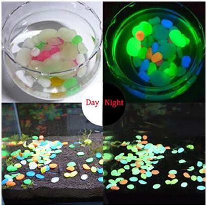 Glow in the Dark Lighting Pebbles (100 pcs set)