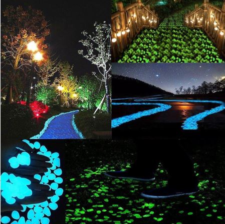 Glow in the Dark Lighting Pebbles (100 pcs set)