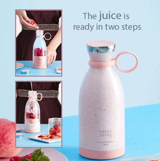 Portable Electric Juicer Bottle (6 Blades)