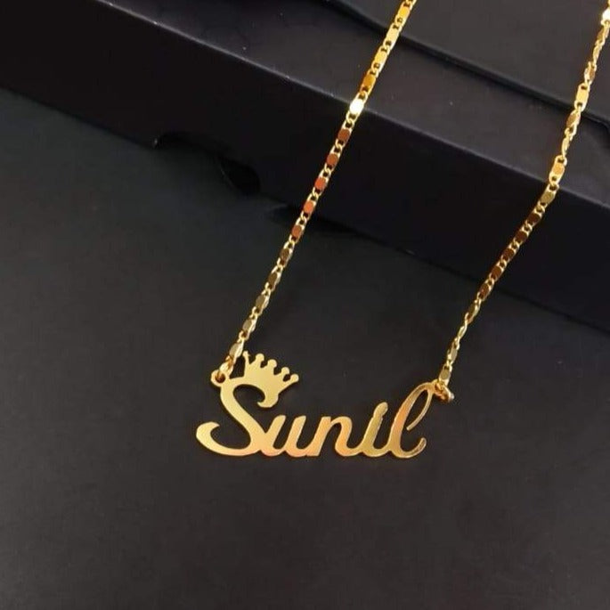 Gold Plated Custom Name Necklace