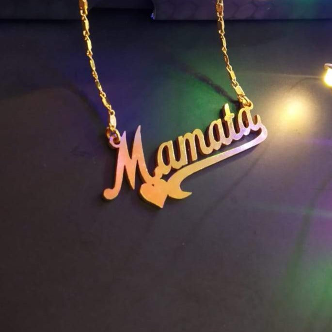 Gold Plated Custom Name Necklace