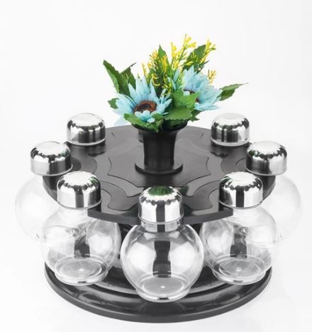 Multipurpose Revolving Spice Rack - ValasMall-India