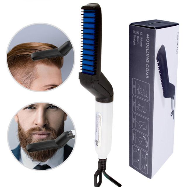 2 In 1 Hair & Beard Styler Modeling Comb - ValasMall-India