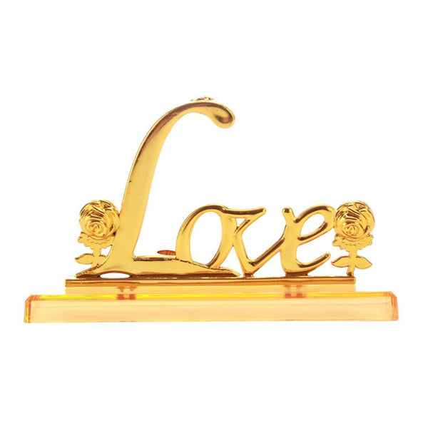 24K Golden Infinity Rose with LOVE base stand