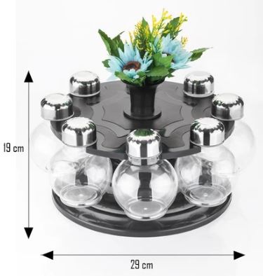 Multipurpose Revolving Spice Rack - ValasMall-India