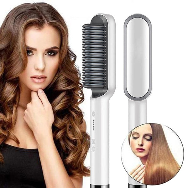 Professional Hair Straightener Brush (3 in 1)