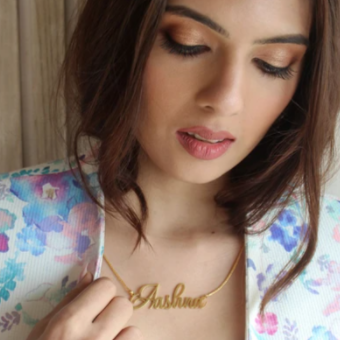 Gold Plated Custom Name Necklace