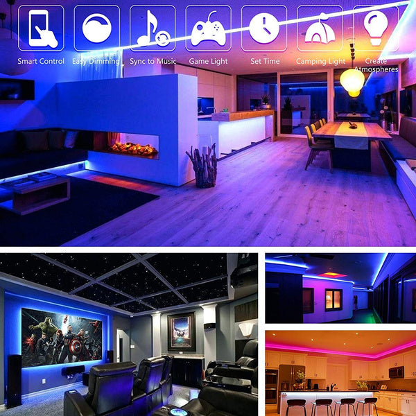 Smart Led Remote Smart LED Lights Strip with Remote Control – ValasMall-India