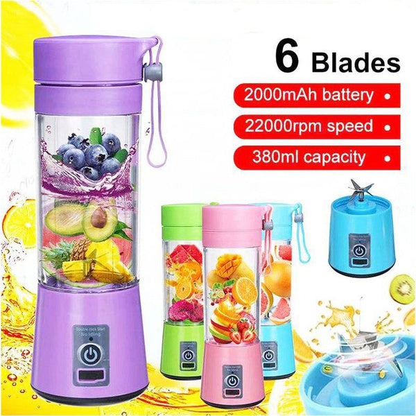 Portable Electric Juicer Pro (6 Blades)