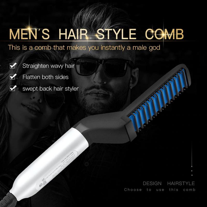 2 In 1 Hair & Beard Styler Modeling Comb - ValasMall-India