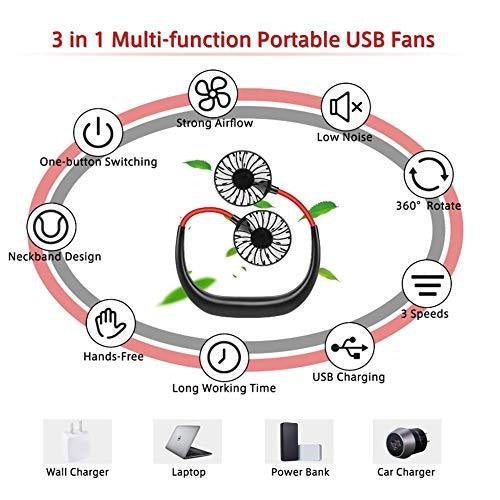 Portable USB Neck Fan Pro