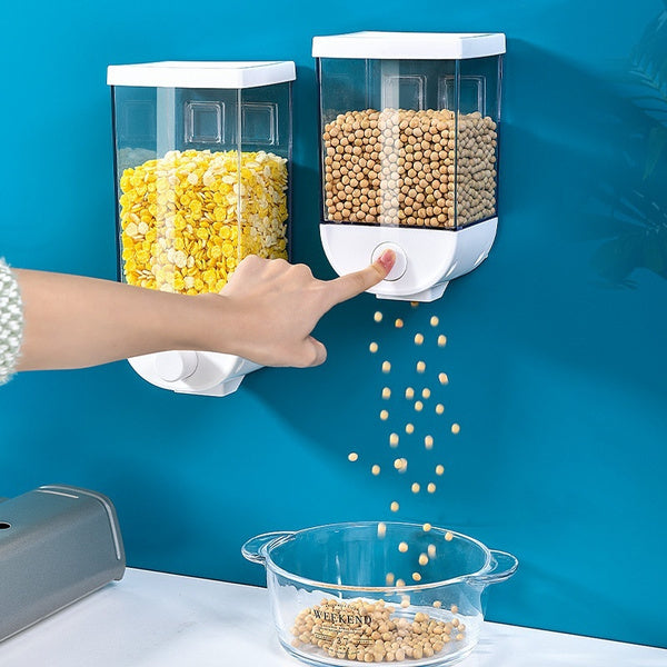 Push Button Kitchen Storage Container