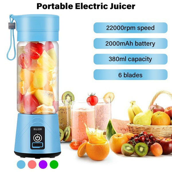 Portable Electric Juicer Pro (6 Blades)